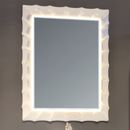 Зеркало Marka One Lumier 65 white фото 1