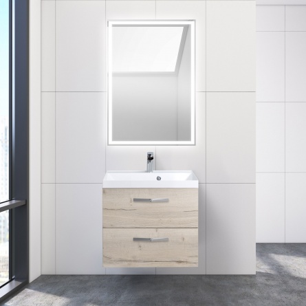 Тумба для комплекта BelBagno Aurora 60 rovere galifax bianco фото 2