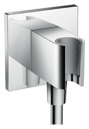 Шланговое подключение Hansgrohe Fixfit Porter Square  держатель для душа фото 1