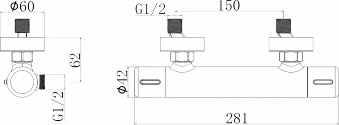 Душевая стойка Agger Thermo A2492200 фото 6