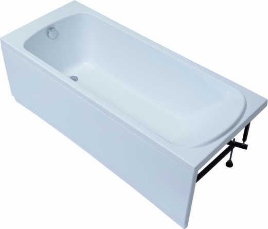 Акриловая ванна Aquanet Elba 170x70 с каркасом фото 4