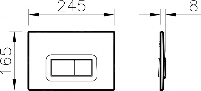 Комплект VitrA S20 9004B003-7204 кнопка хром фото 6