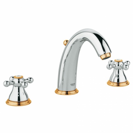 Смеситель для раковины Grohe Sinfonia с донным клапаном и высоким изливом фото 1