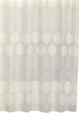 Штора для ванной Iddis Chequers White фото 1