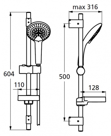 Душевой гарнитур Ideal Standard IdealRain фото 4