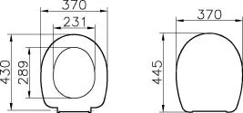Комплект VitrA Normus 9773B003-7202 кнопка хром фото 7