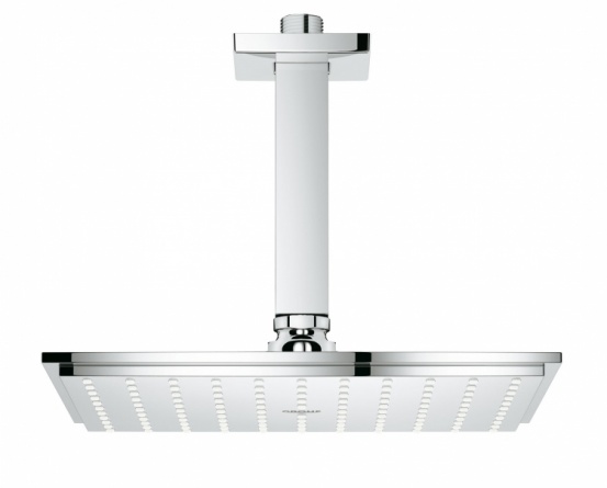 Верхний душ с кронштейном GROHE Rainshower Allure, диаметр 210 мм, потолочный кронштейн фото 1